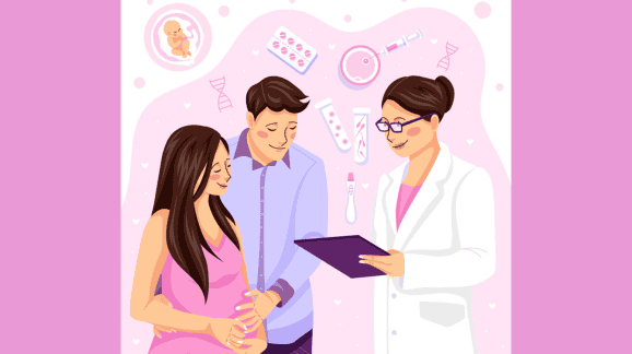 IVF specialist consulting with a couple in Chennai clinic