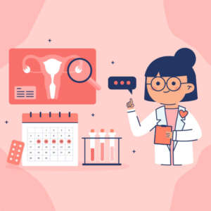 ultrasound scan showing diagnosis process for pcos and endometriosis