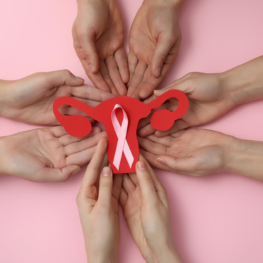 Pap smears test procedure performed at gynecology clinic